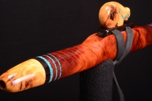 Cochen Rosewood Burl Native American Flute, Minor, High C-5, #G7I